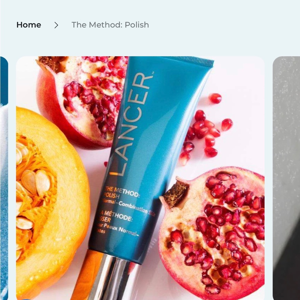 The Method: Polish
Normal-Combination Skin
Lancer Skincare